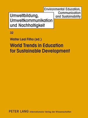 cover image of World Trends in Education for Sustainable Development
